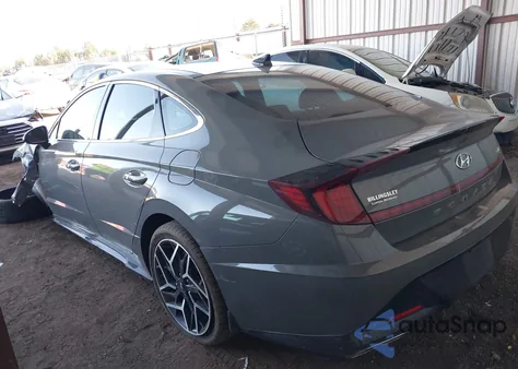 2022 Hyundai Sonata N Line z USA, uszkodzony, nr VIN KMHL14JC8NA218114